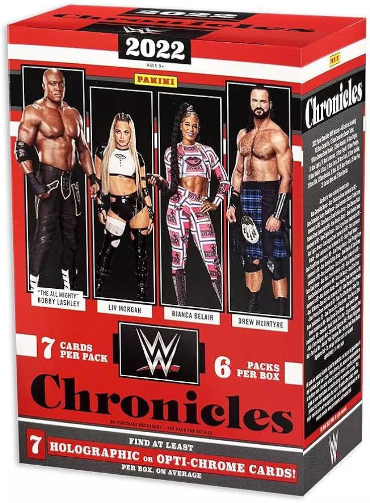 2022 PANINI WWE CHRONICLES BLASTER selling BOX SEALED LOT OF 5