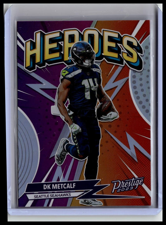 2023 Panini Prestige DK Metcalf Heros #H-13 Seattle Seahawks