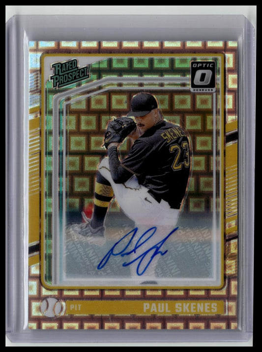 2024 Donruss Baseball Rated Prospect Optic Pandora Auto Paul Skenes 5/25