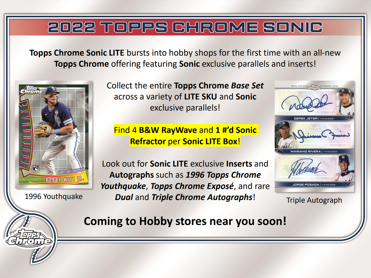 2022 Topps Chrome Sonic Baseball Lite Box