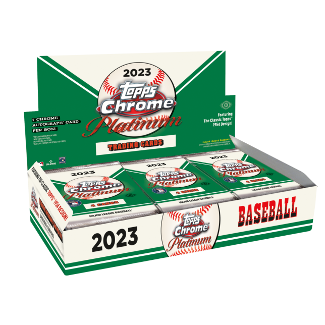 2023 Topps Chrome Platinum Baseball Hobby Box