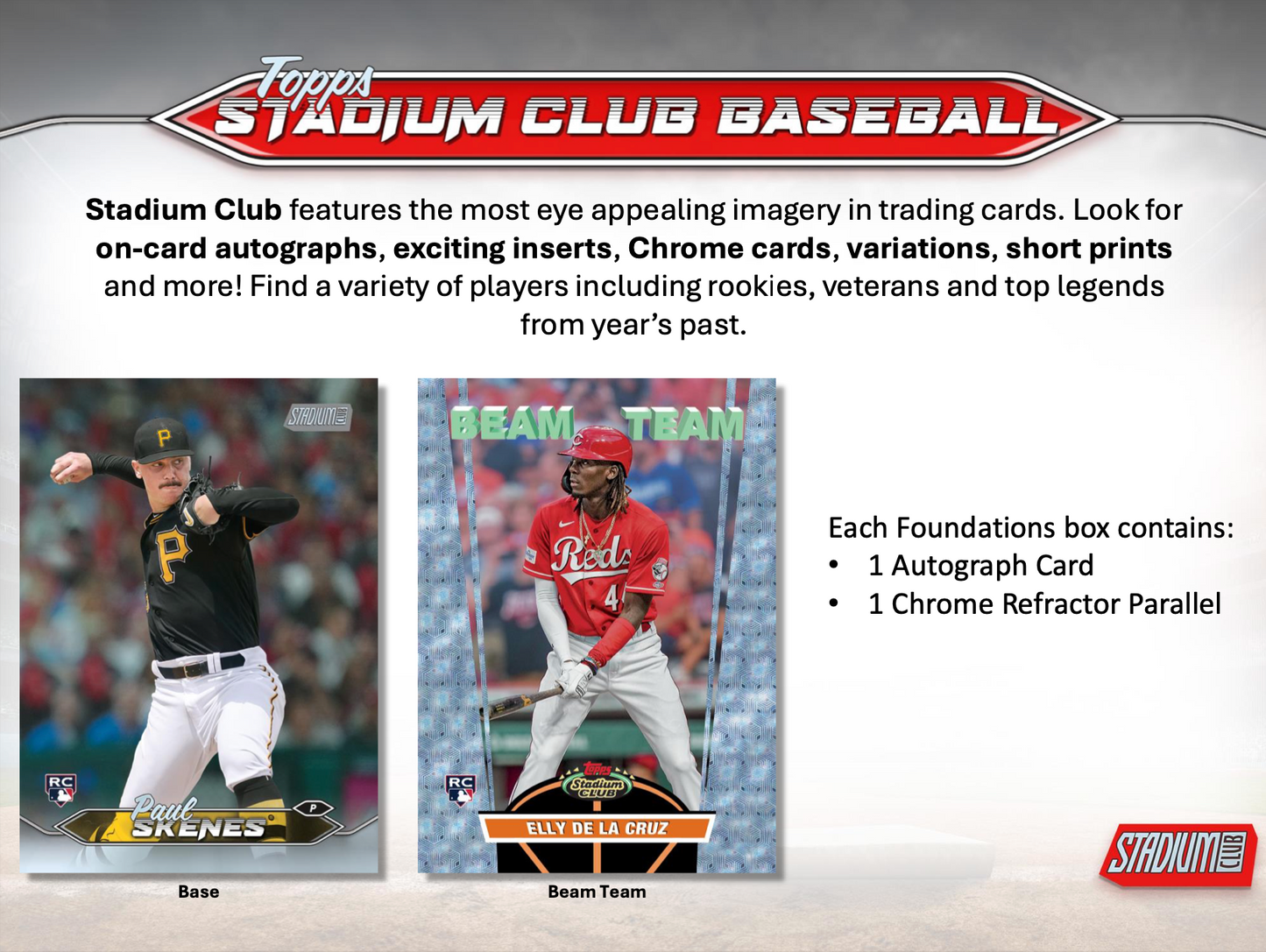 2024 Topps Stadium Club Baseball Compact Box