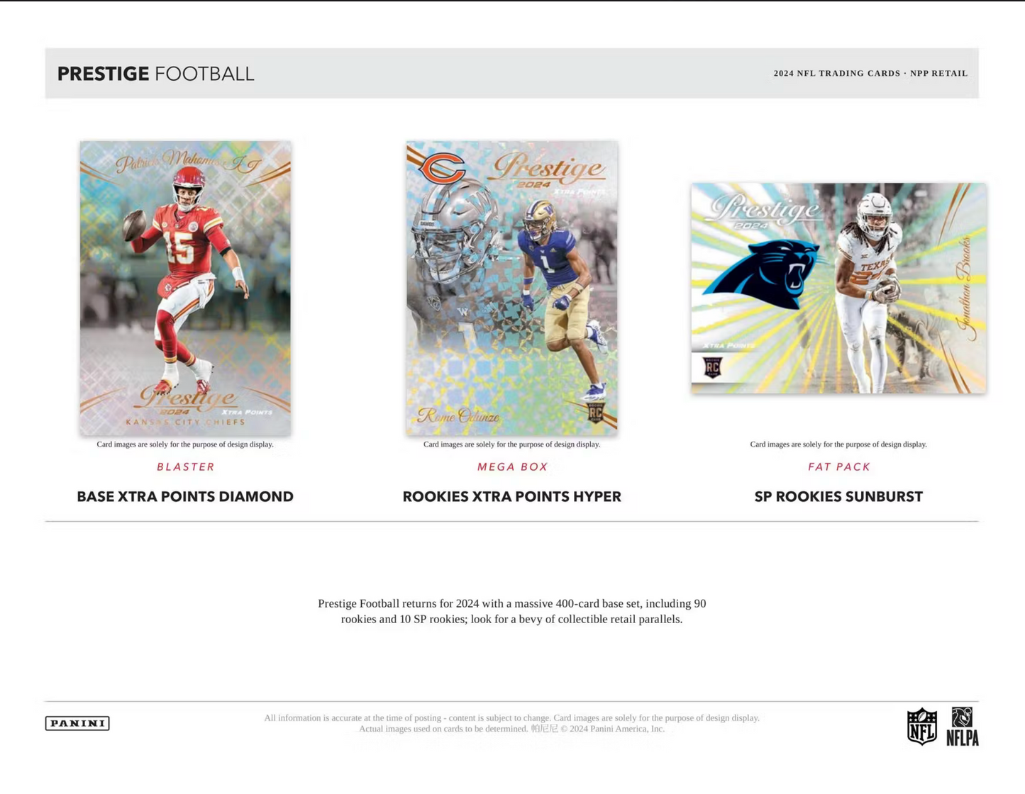 2024 Prestige Football Blaster Box