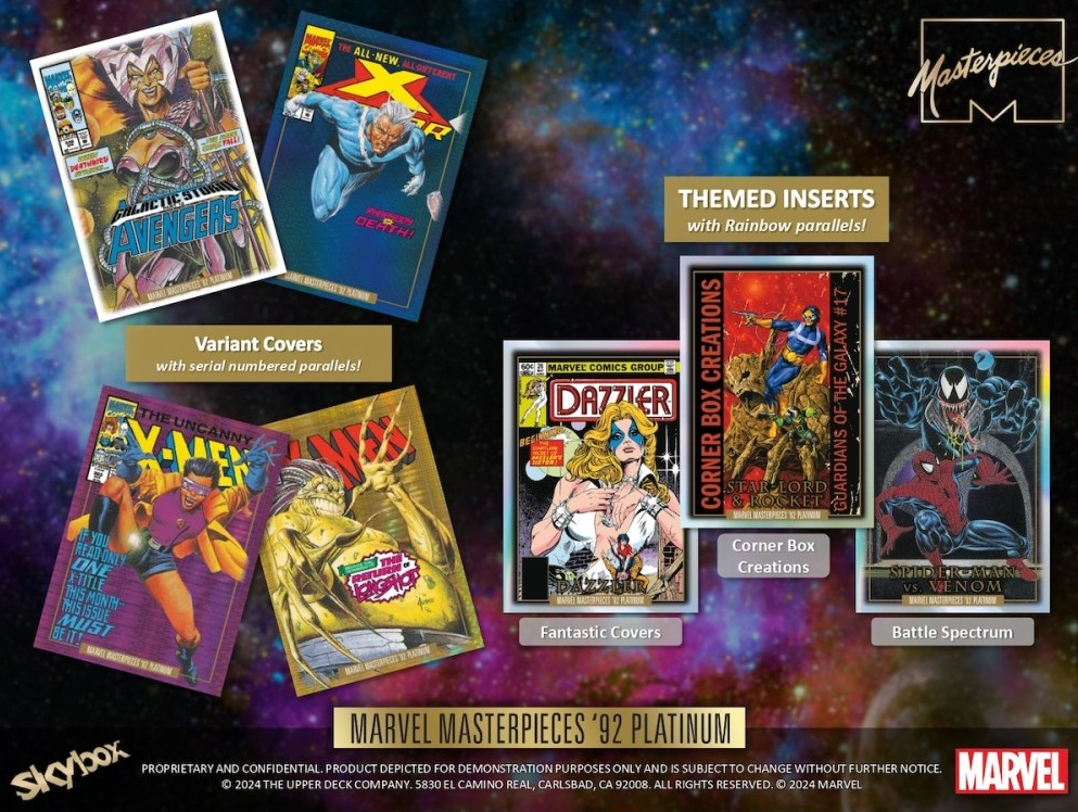 2024 Upper Deck Marvel Masterpieces ‘92 Platinum Hobby Box