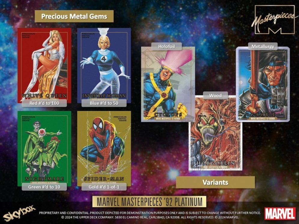 2024 Upper Deck Marvel Masterpieces ‘92 Platinum Hobby Box