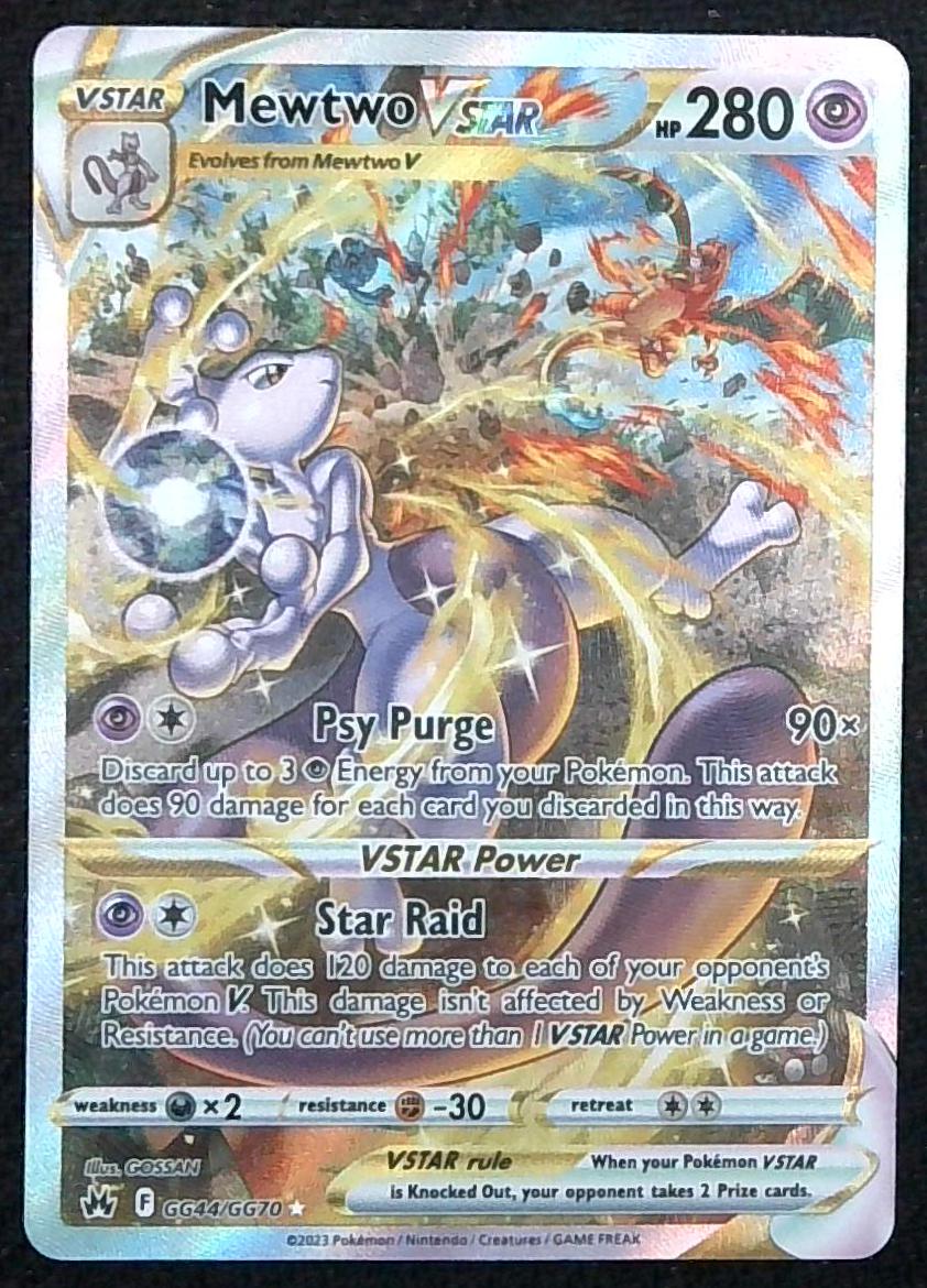 Pokemon TCG: Crown Zenith - Mewtwo VStar GG44/GG70 Galarian Gallery