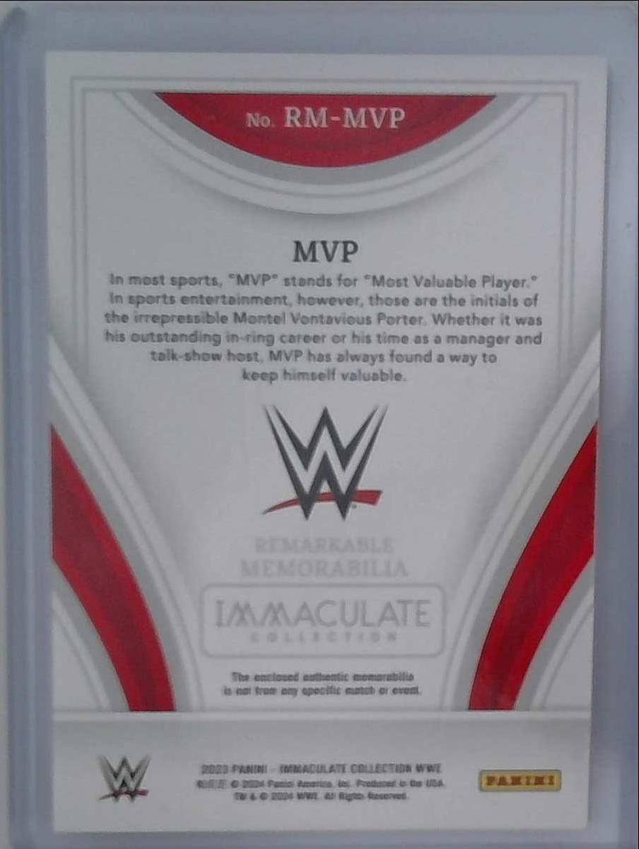 2023 WWE Immaculate MVP Relic /35