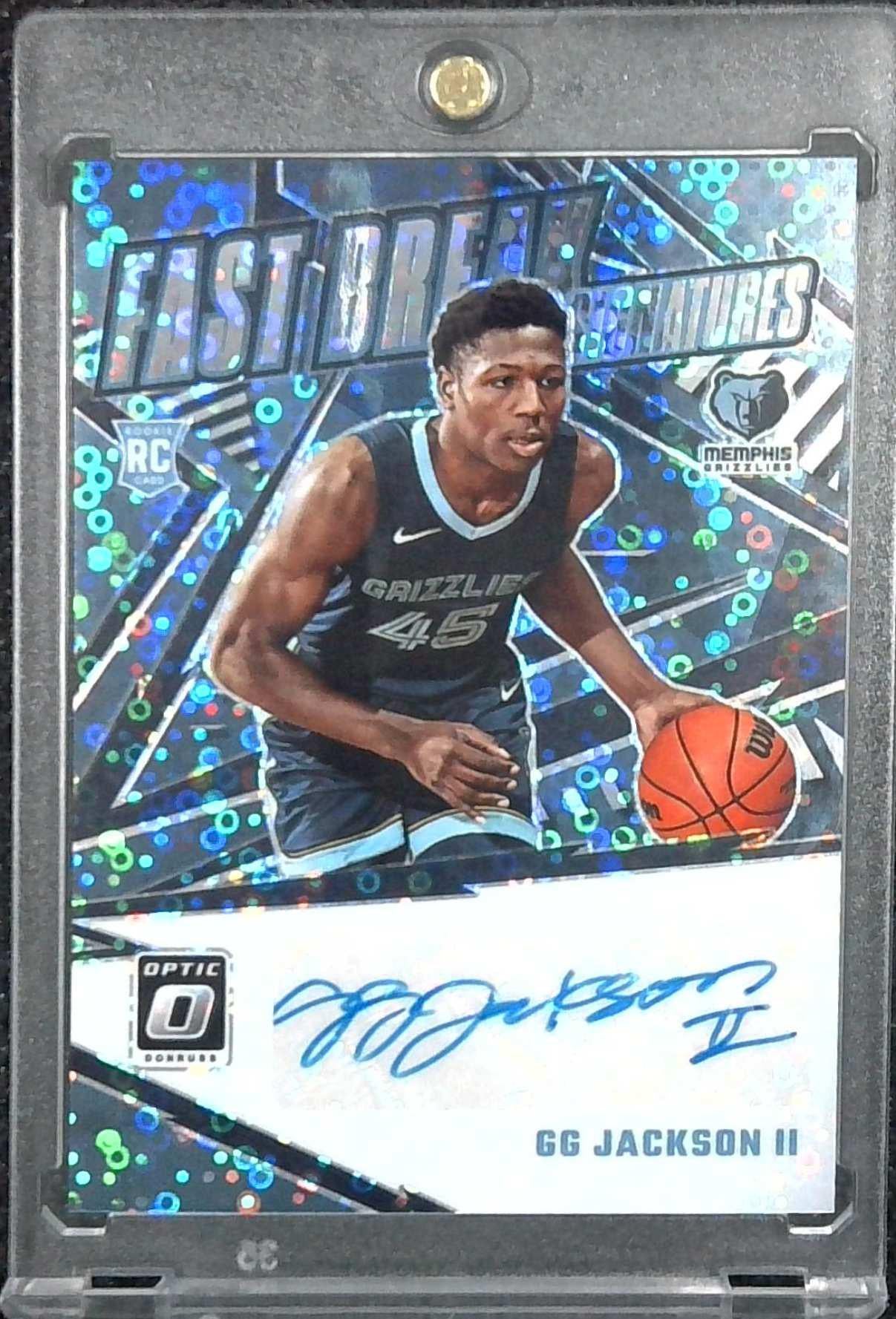 2023-24 Panini Donruss Optic GG Jackson II Fast Break Signatures Autograph Auto