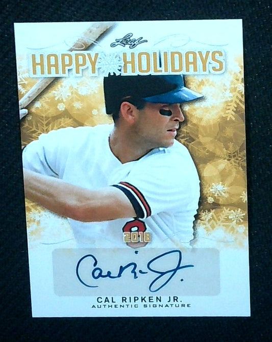 2018 Leaf Happy Holidays Cal Ripken Jr. Auto