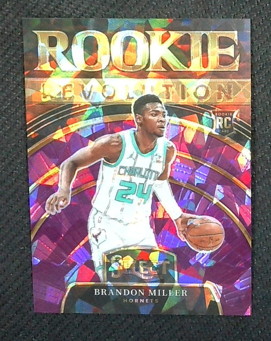 2023-24 Select Rookie Revolutions Brandon Miller Purple Ice Rookie /75