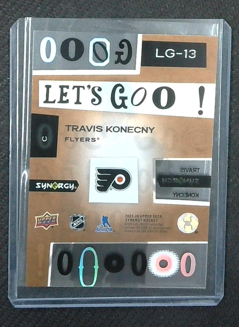 Travis Konecny 2023-24 Upper Deck Synergy Let's Go!  SP 08/25!! Flyers