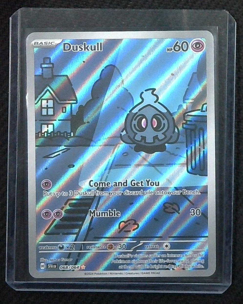 Pokémon Card Duskull 068/064 Sv: Shrouded Fable Full Art Illustration Rare