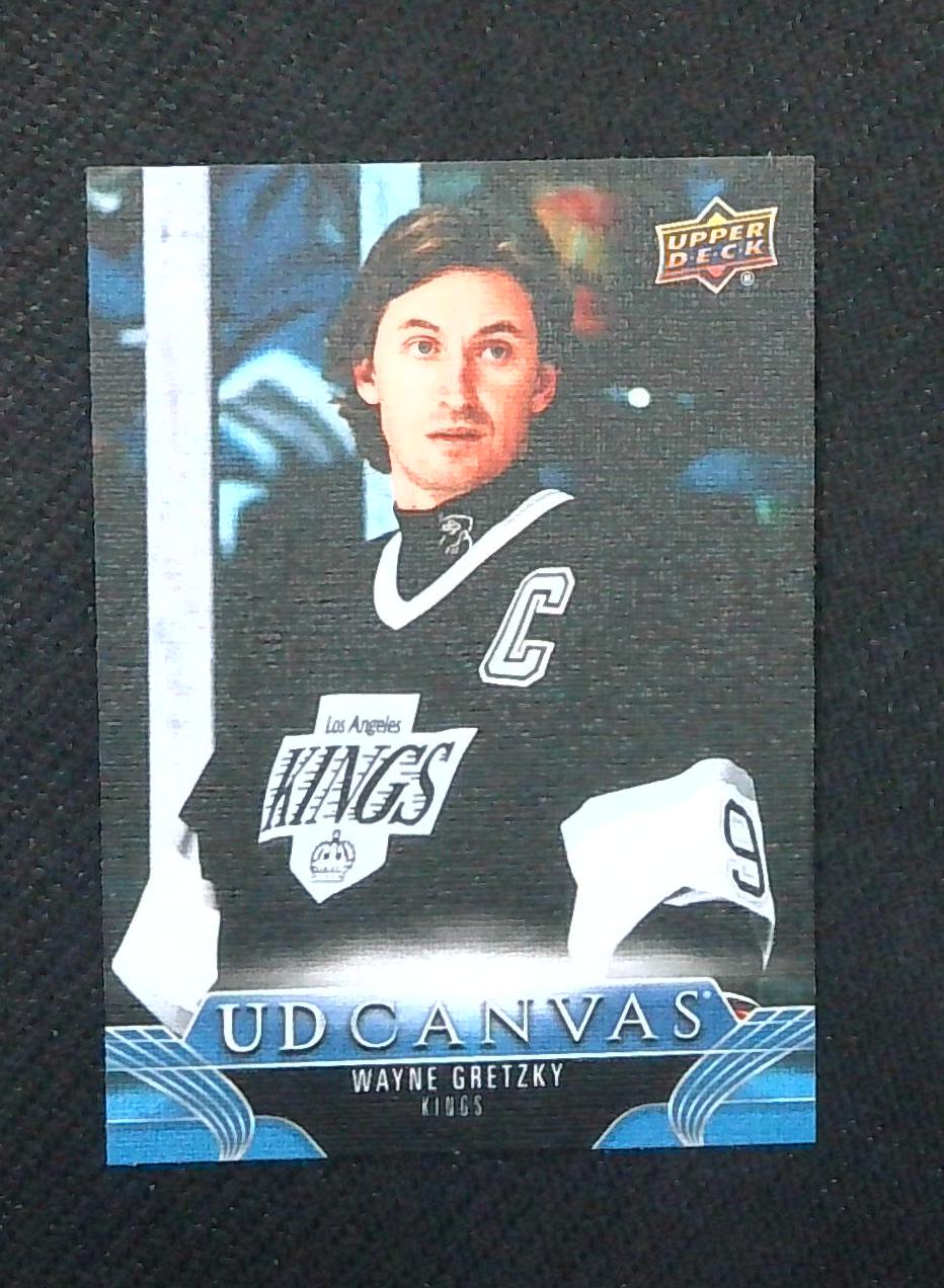 Wayne Gretzky 2023-24 Upper Deck Series 2 UD Canvas SP #C241 LA Kings