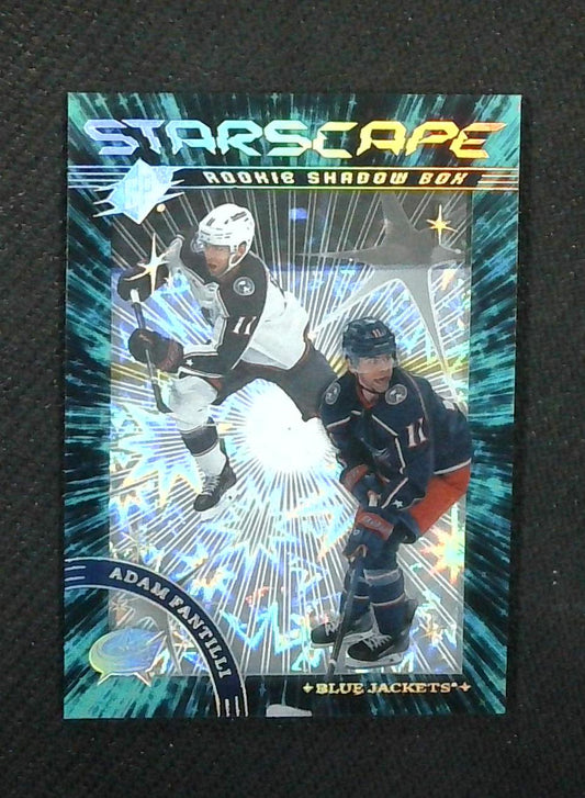 2023-24 UD SPx GOLD SPECTRUM STARSCAPE ROOKIE SHADOW BOX ADAM FANTILLI #10/10