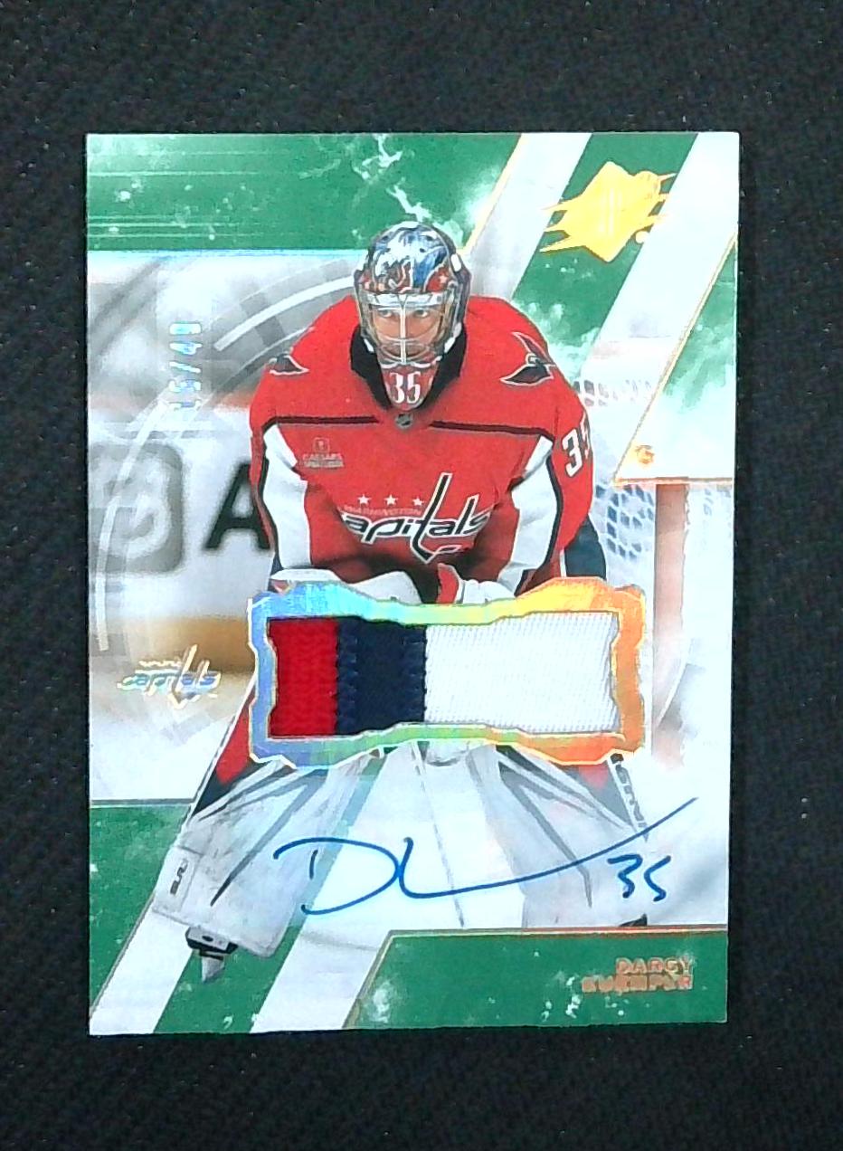 Darcy Kuemper 2023-24 SPx Auto Patch Card 5/49