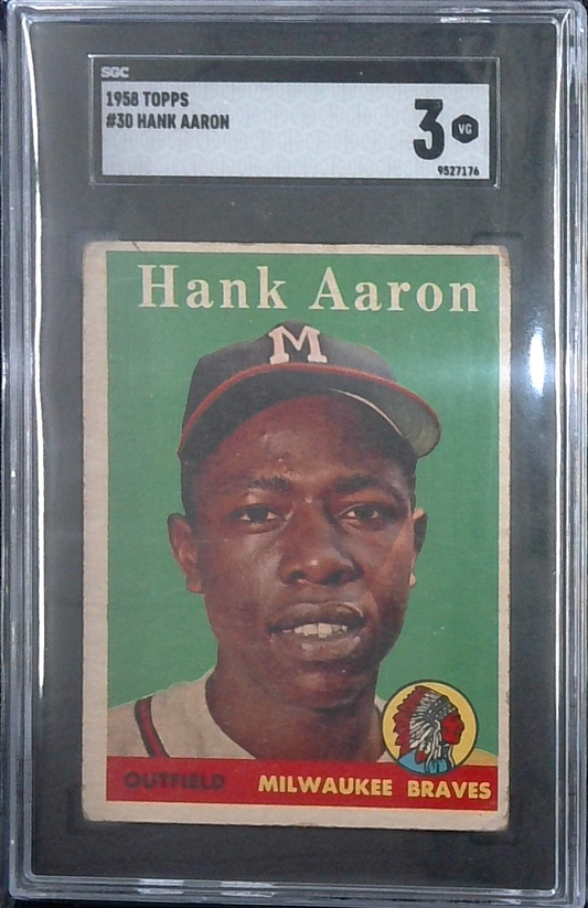 1958 Hank Aaron SGC 3