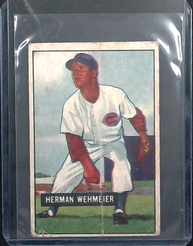 1951 Bowman Herman Wehmeier