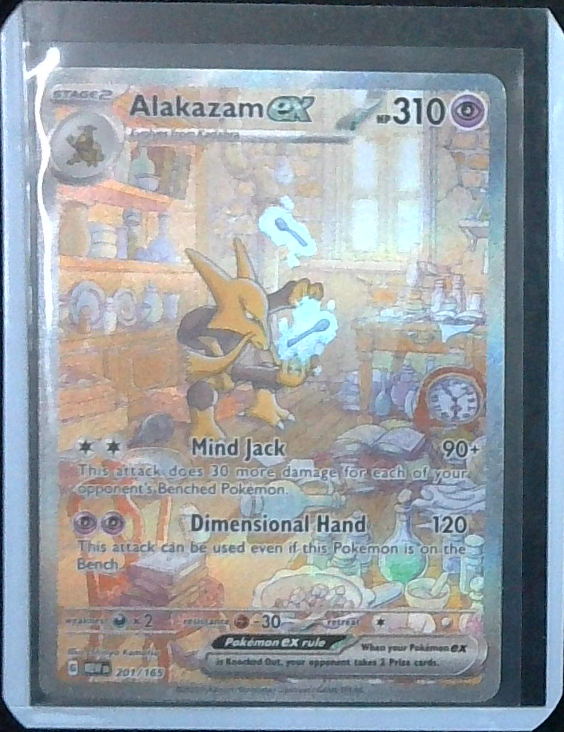 Pokémon TCG Alakazam ex Scarlet & Violet - 151 201/165
