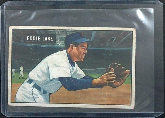 1951 Bowman Eddie Lake