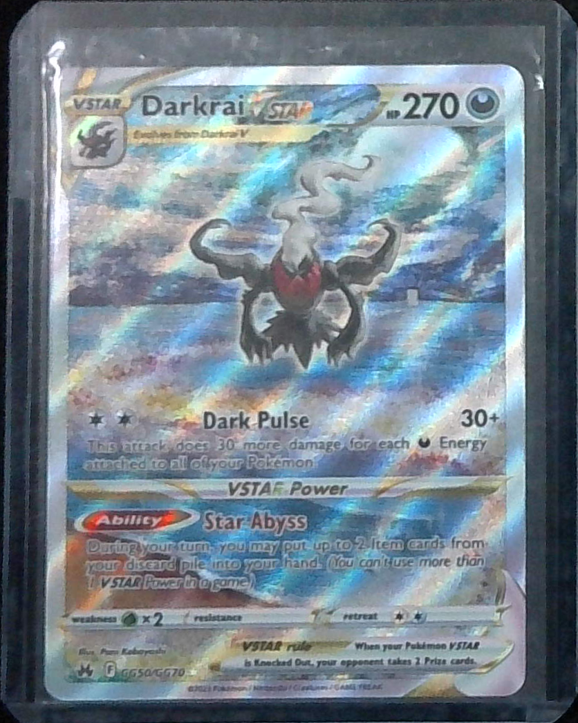 Pokémon TCG - Darkrai V Star GG50/GG70