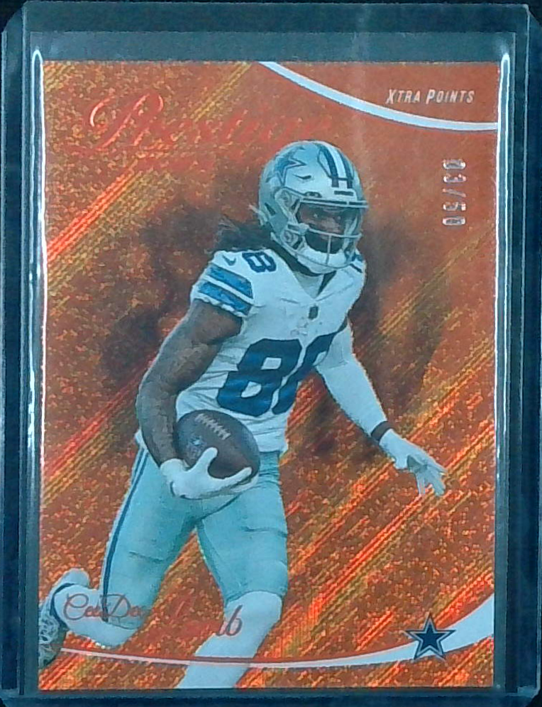 2023 Panini Prestige Xtra Points Orange Premium Ceedee Lamb /50