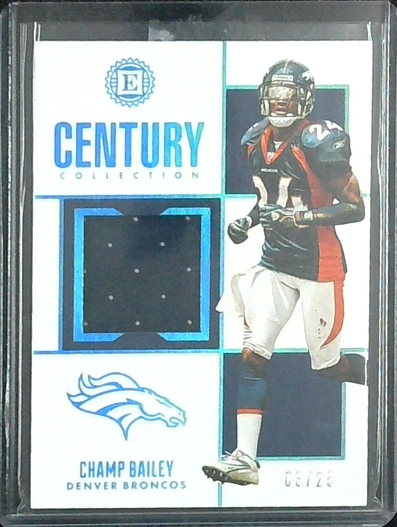 2019 Panini Encased Century Collection Champ Bailey PATCH  /25