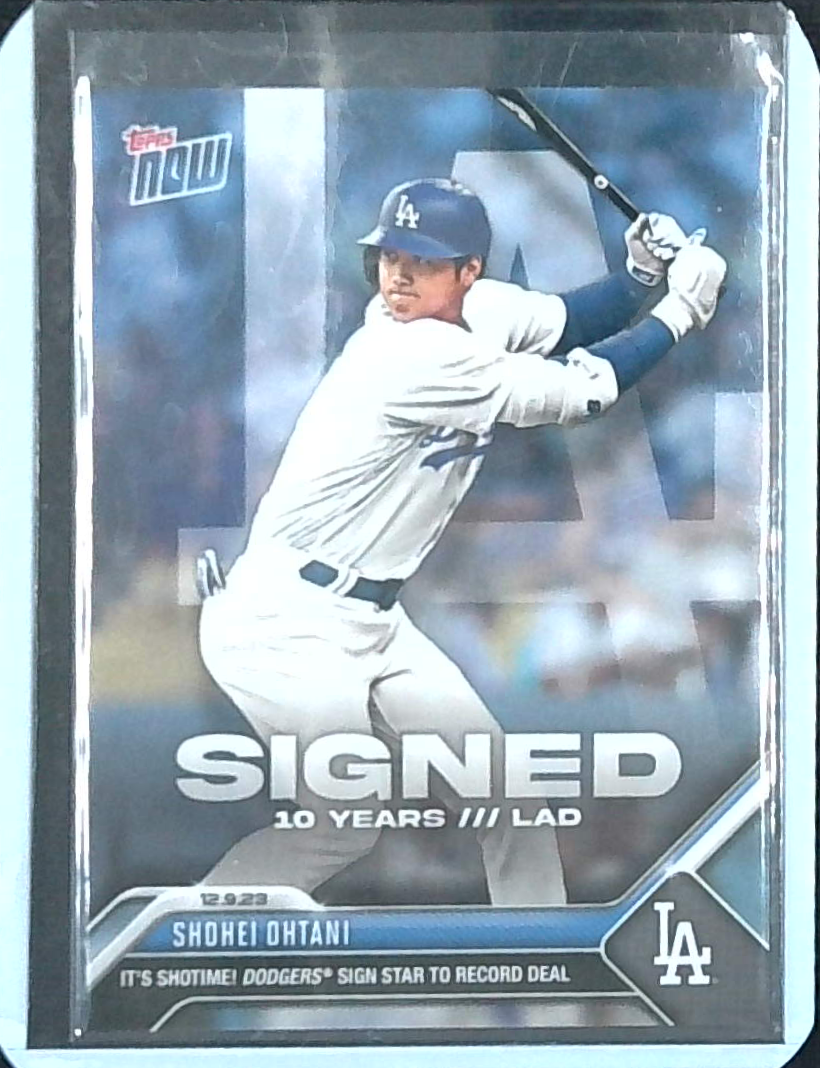 2023 Topps Now Shohei Ohtani "Signed" Dodgers