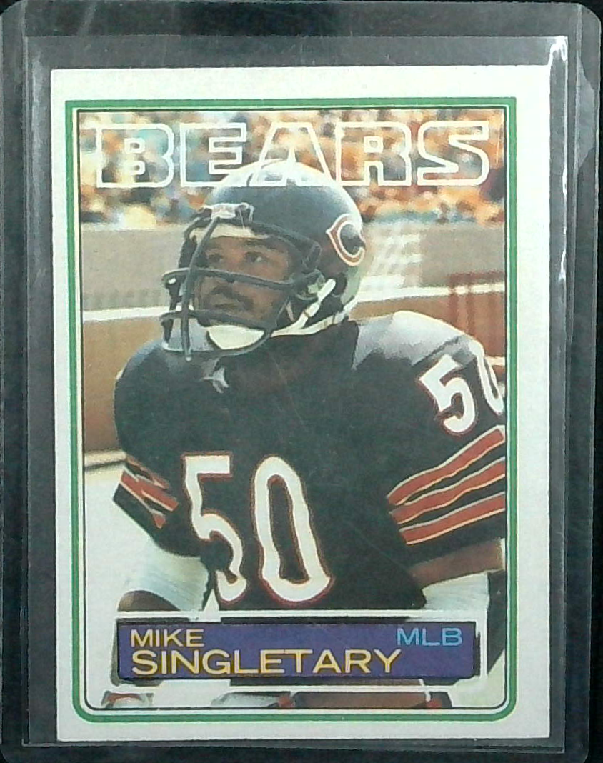 1983 Topps Mike Singletary HOF RC #38 Chicago Bears Rookie