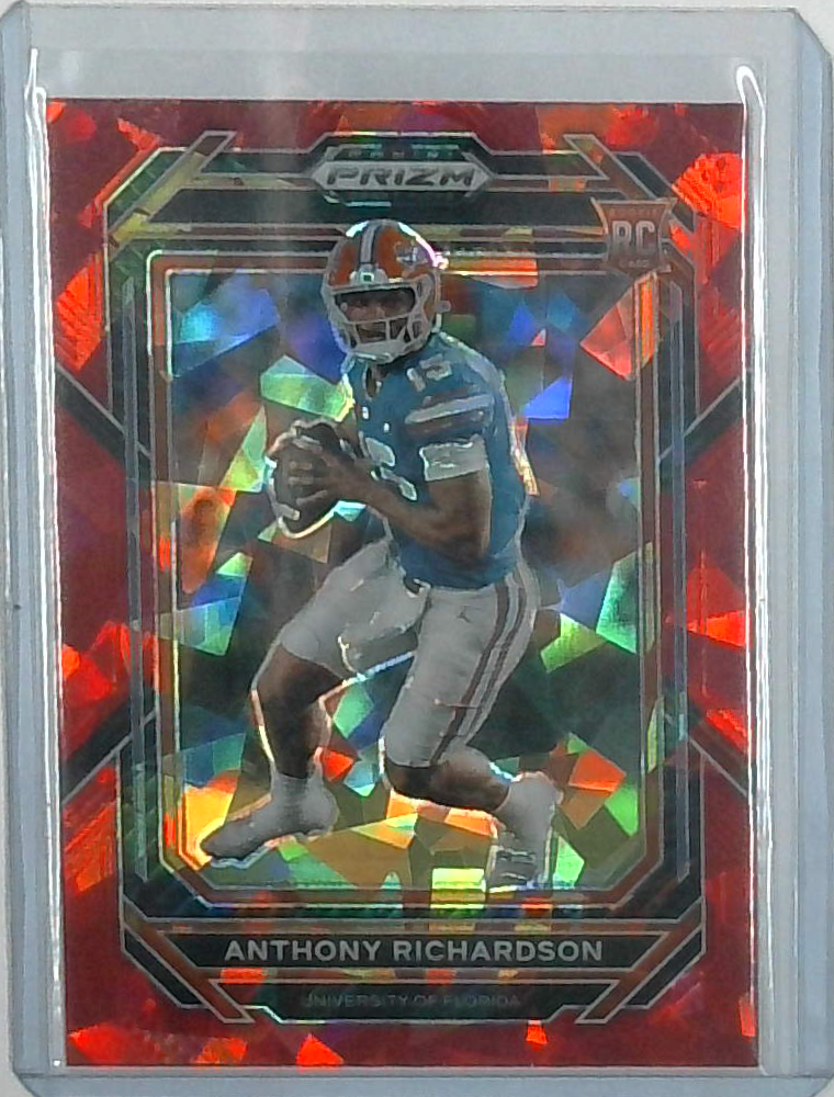 2023 Prizm Draft Picks Anthony Richardson Red Ice Rookie #104 Gators Colts RC