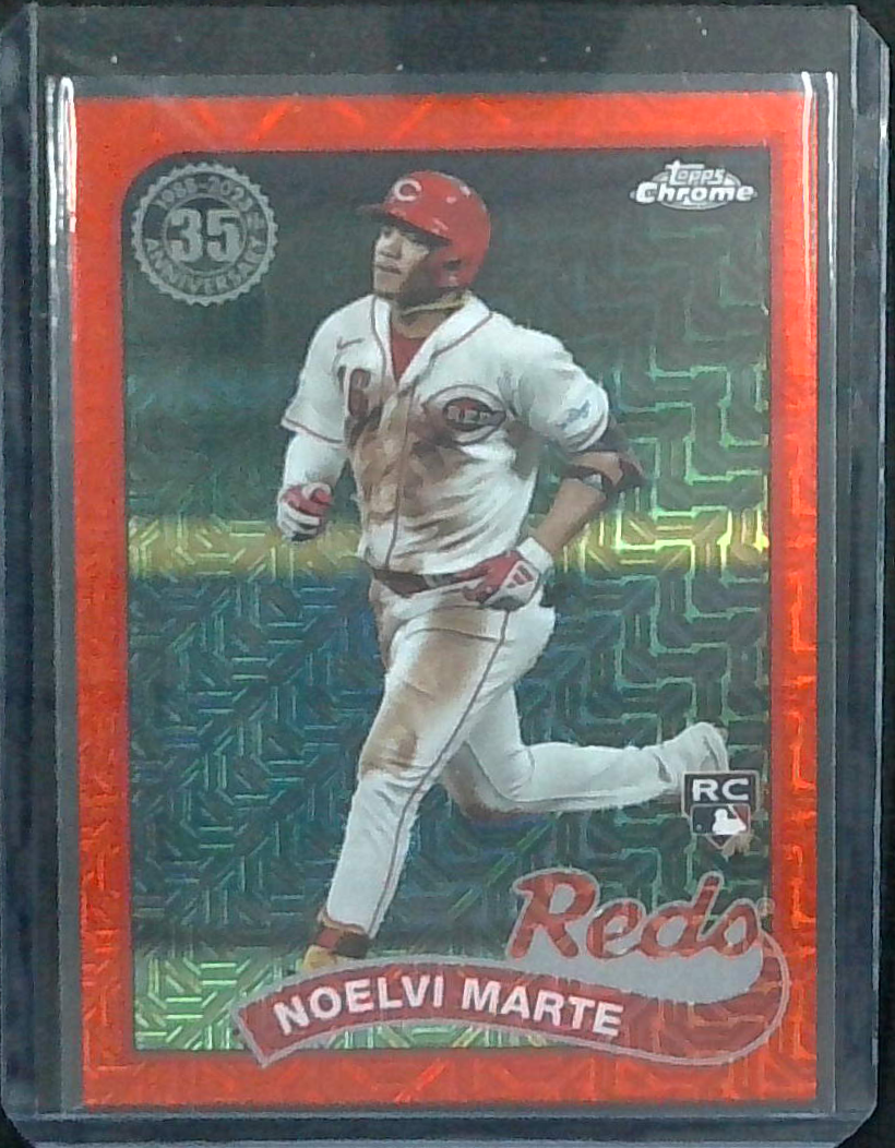 2024 Topps Series 1 Noelvi Marte Orange Mojo /25