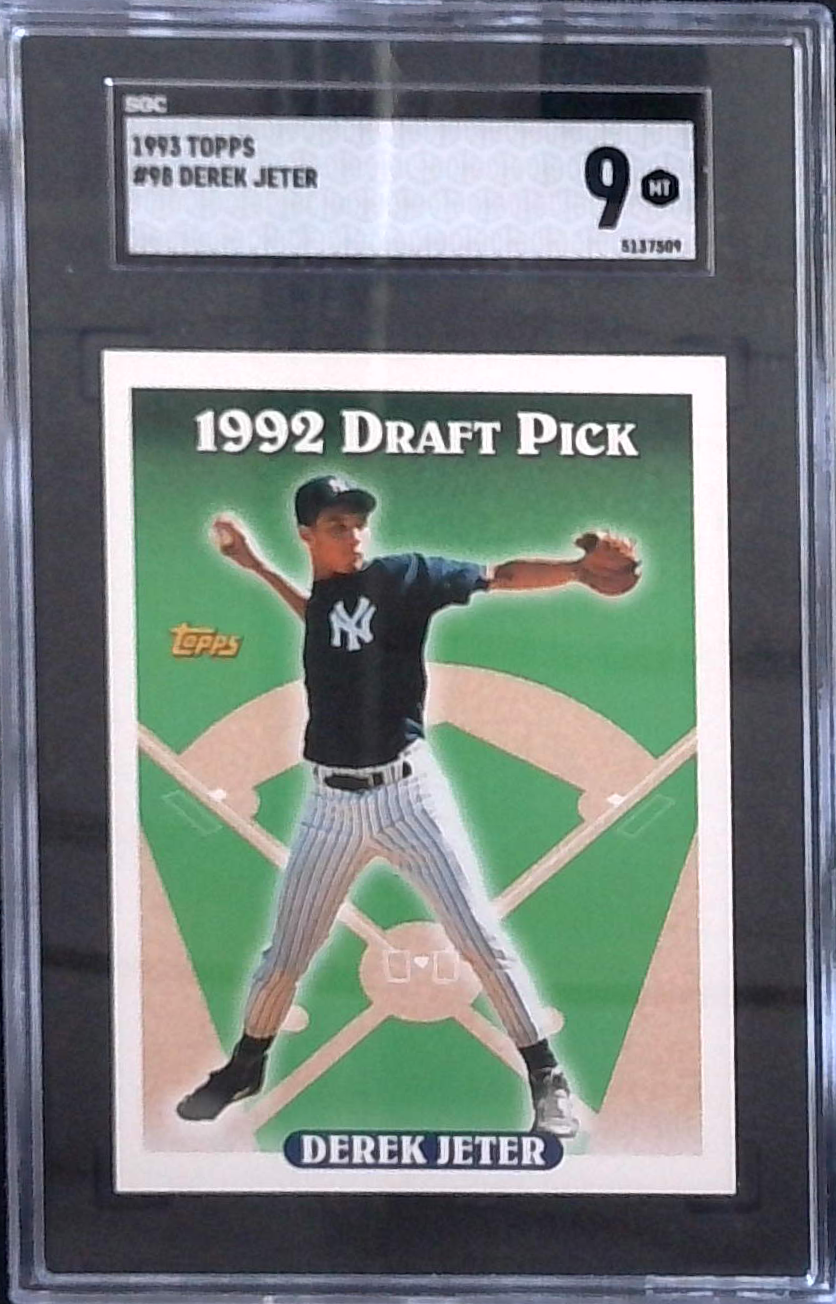 DEREK JETER TOPPS 1993 #98 RC SGC 9 – Great American Sports Cards