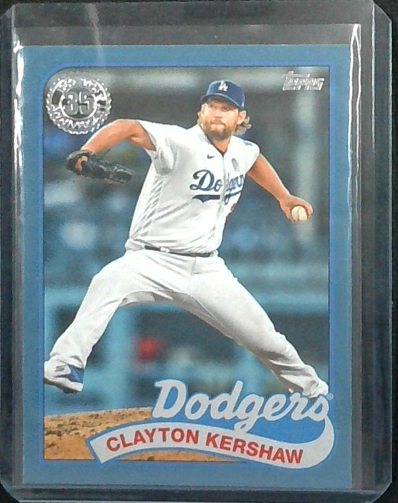 2024 Topps Series 1 35th Anniversary Blue Clayton Kershaw