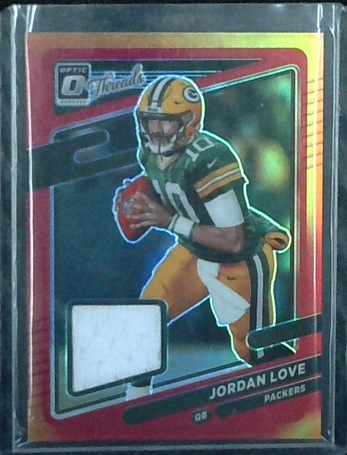 2021 Donruss Optic Threads #TH-12 JORDAN LOVE Packers