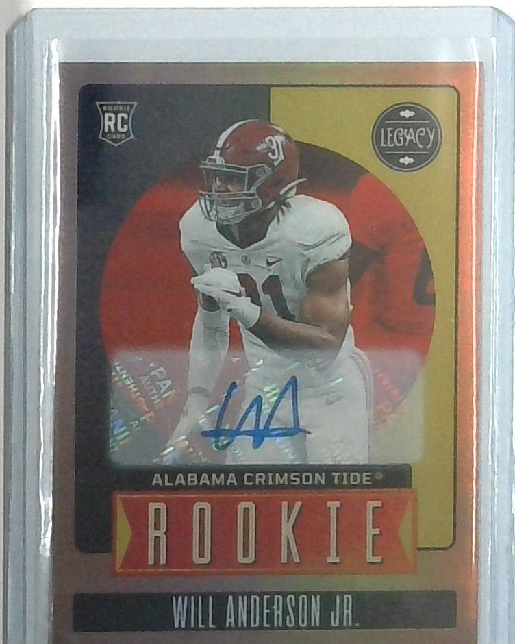 2023 Legacy Will Anderson Rookie Auto /100