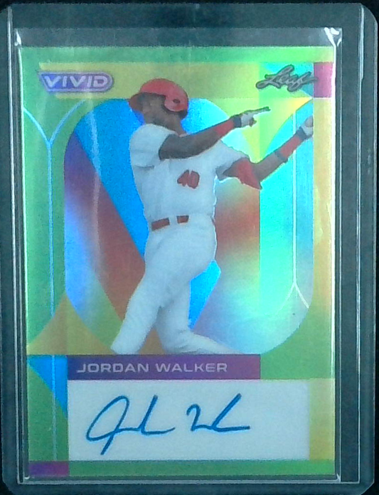 2022 Leaf Vivid Jordan Walker Auto 3 8/15