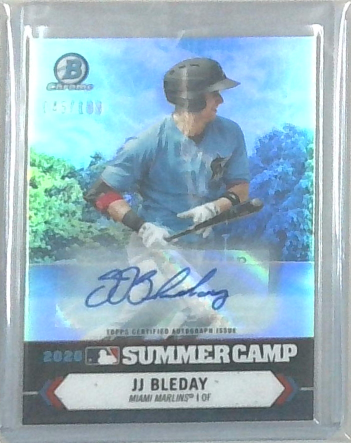 JJ Bleday 2021 Bowman Chrome Summer Camp Refractor Auto /100