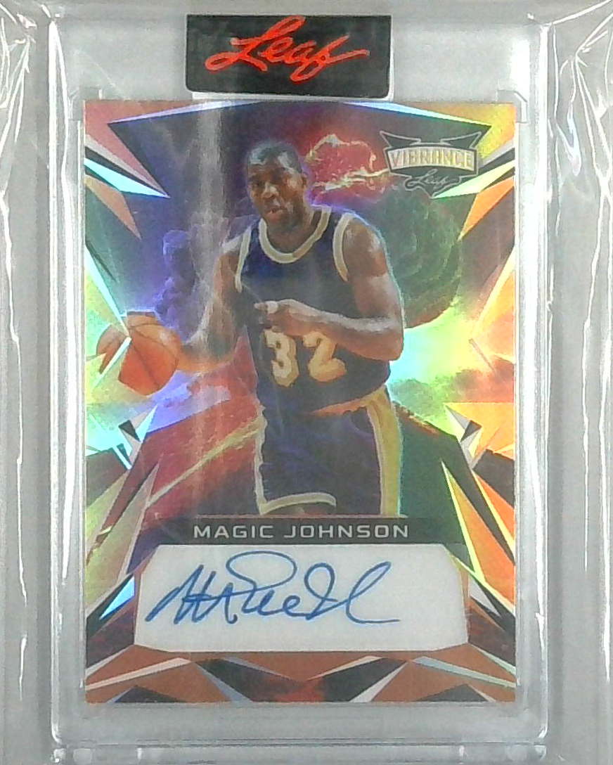 2023 Leaf Magic Johnson Auto 8/8 – Great American Sports Cards