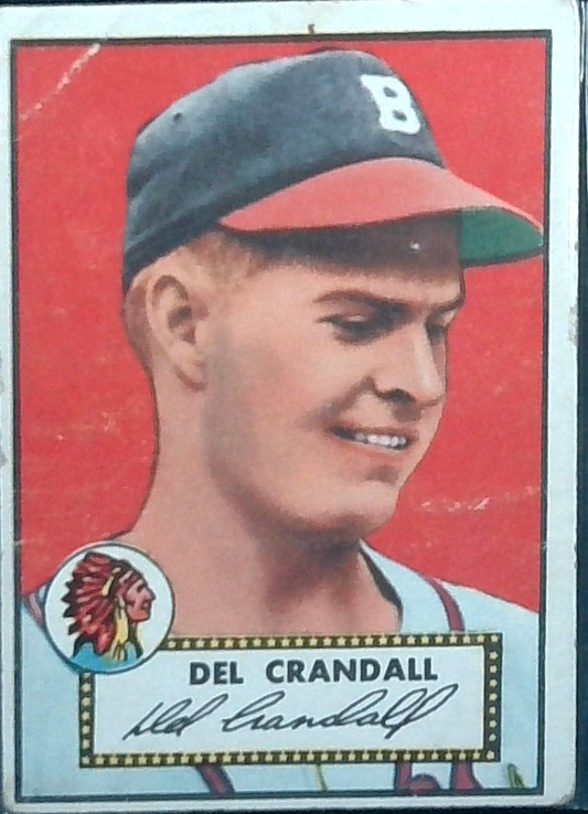 1952 Topps #162 Del Crandall