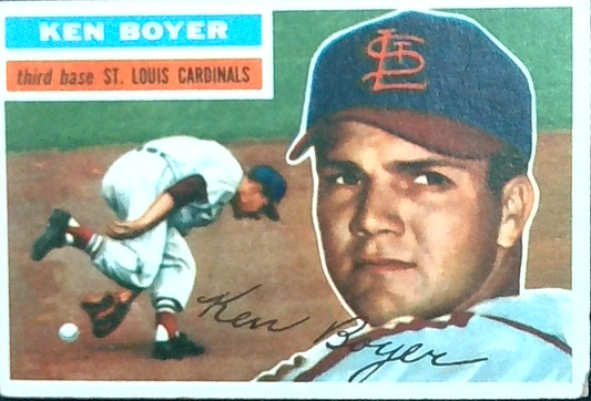 1956 Topps #14 Ken Boyer St. Louis Cardinals