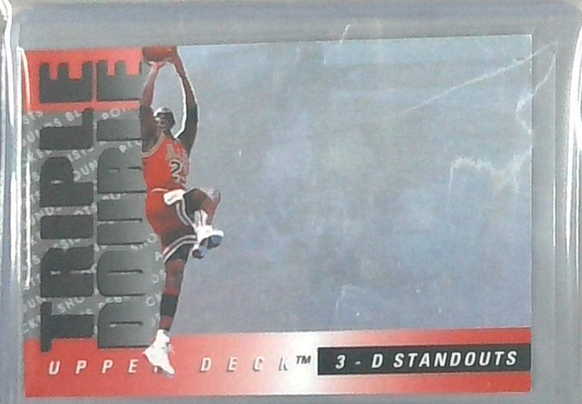 1994 Upper Deck Michael Jordan Triple Double 3-D Standouts
