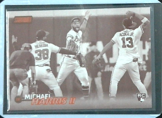 2023 TOPPS STADIUM CLUB MICHAEL HARRIS II SEPIA