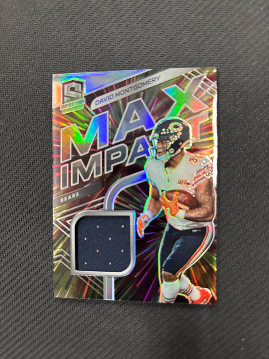 2020 Panini Spectra David Montgomery Max Impact Patch /75