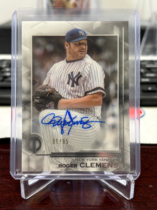 2019 Topps Tribute Roger Clemens Autograph /35