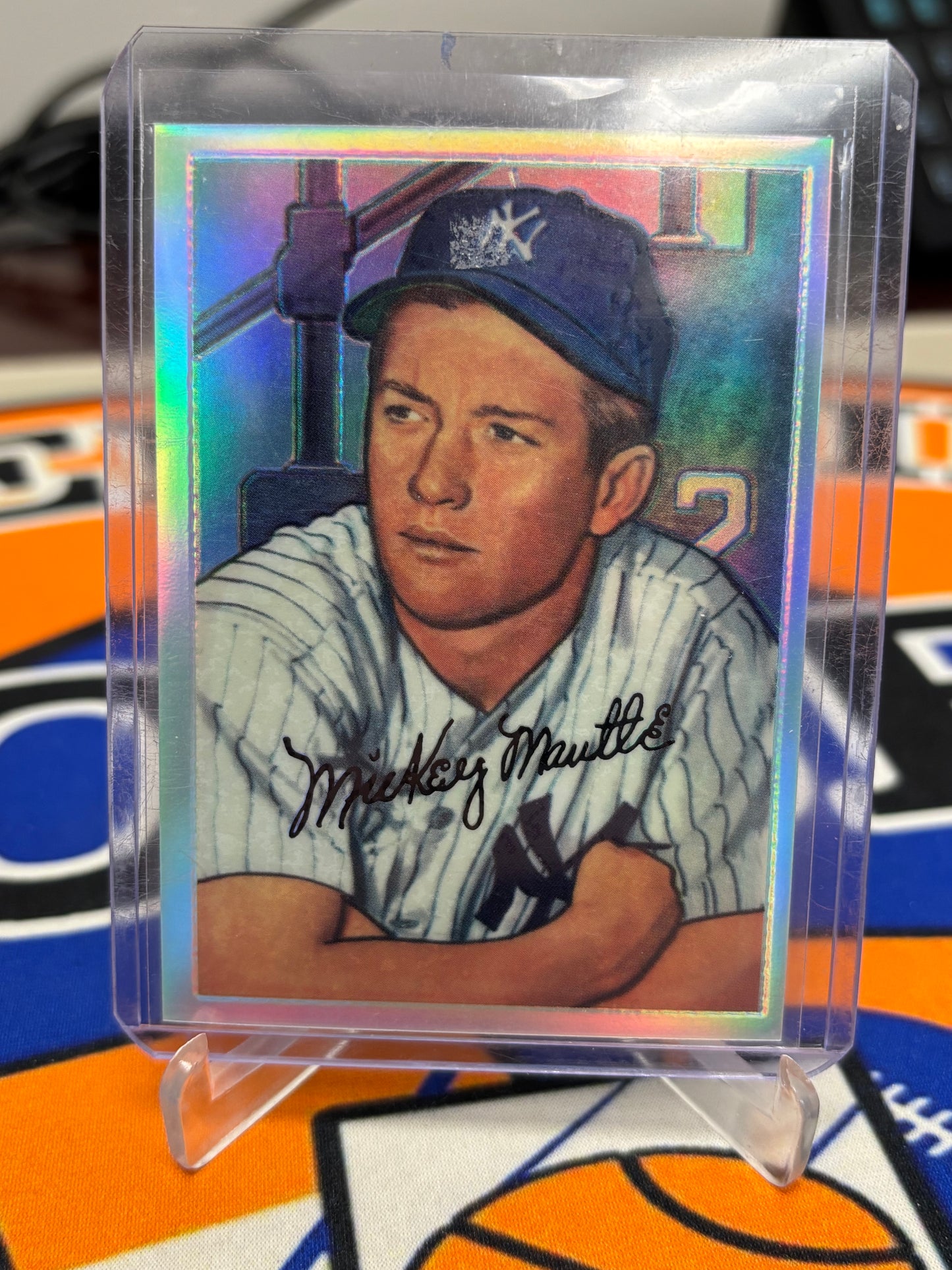 1996 Topps Mickey Mantle Commemorative Card #20 Refractor