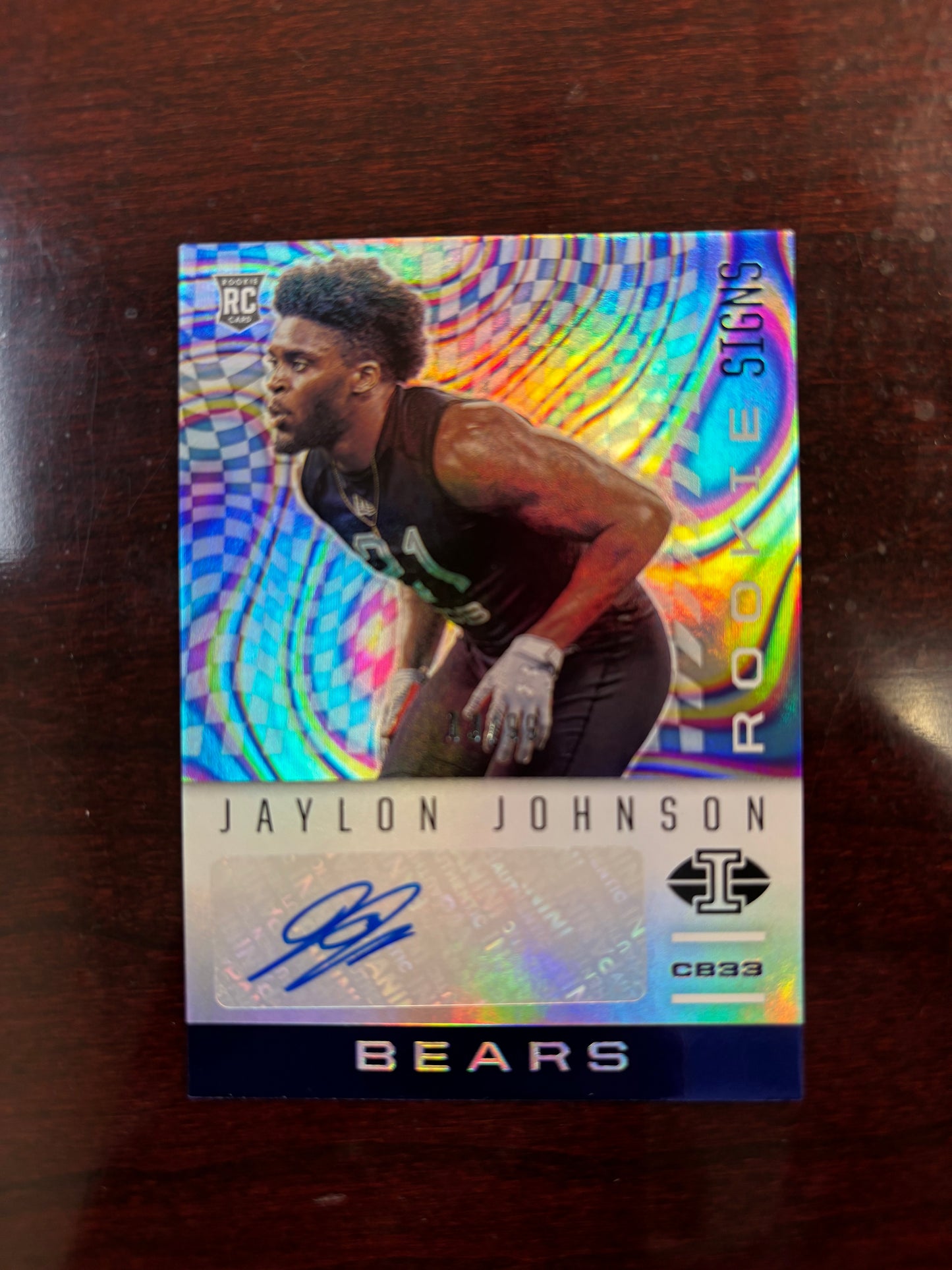 JAYLON JOHNSON 2020 ILLUSIONS ROOKIE SIGNS AUTOGRAPH RC AUTO /99