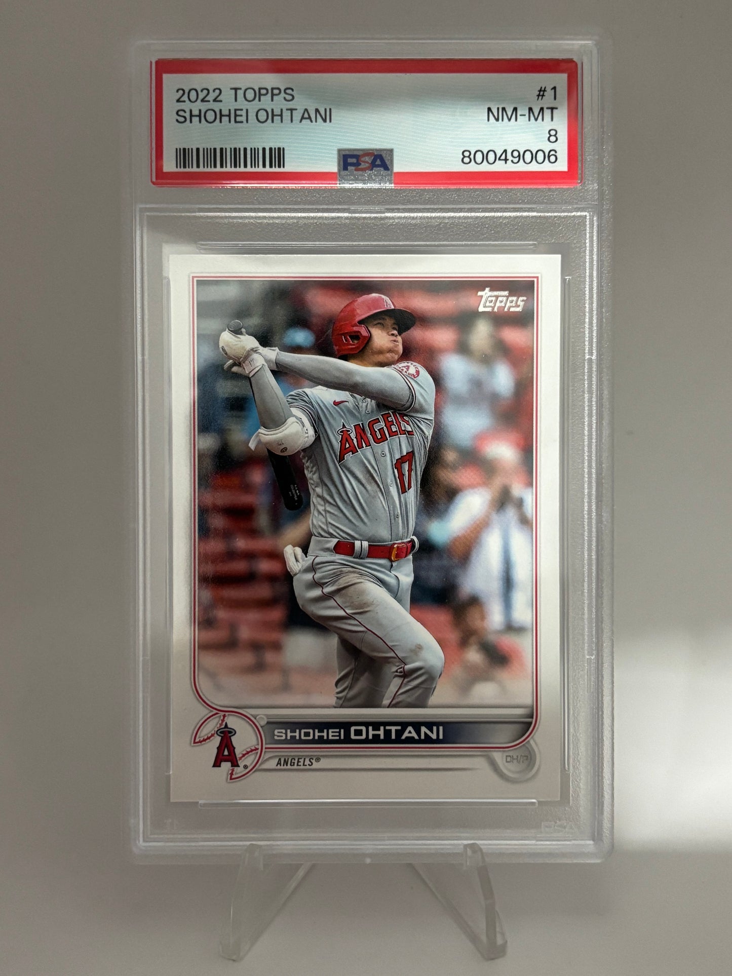 2022 Topps Shohei Ohtani PSA 8 Angels