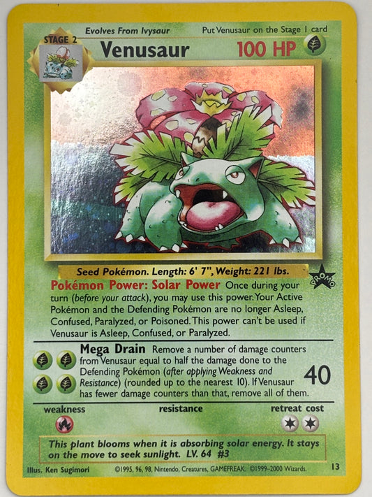 Pokemon Card - Venusaur WoTC Black Star Promo 13 Promo Holo