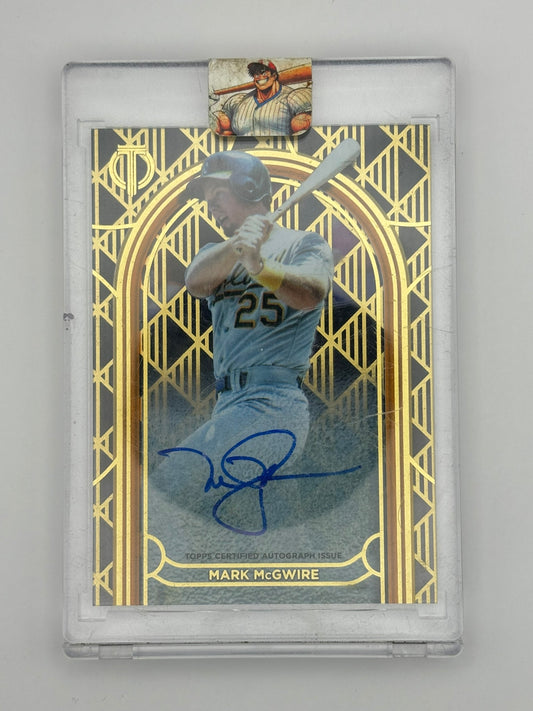 2024 Topps Tribute Mark McGwire Auto #'d 01/25 Athletics