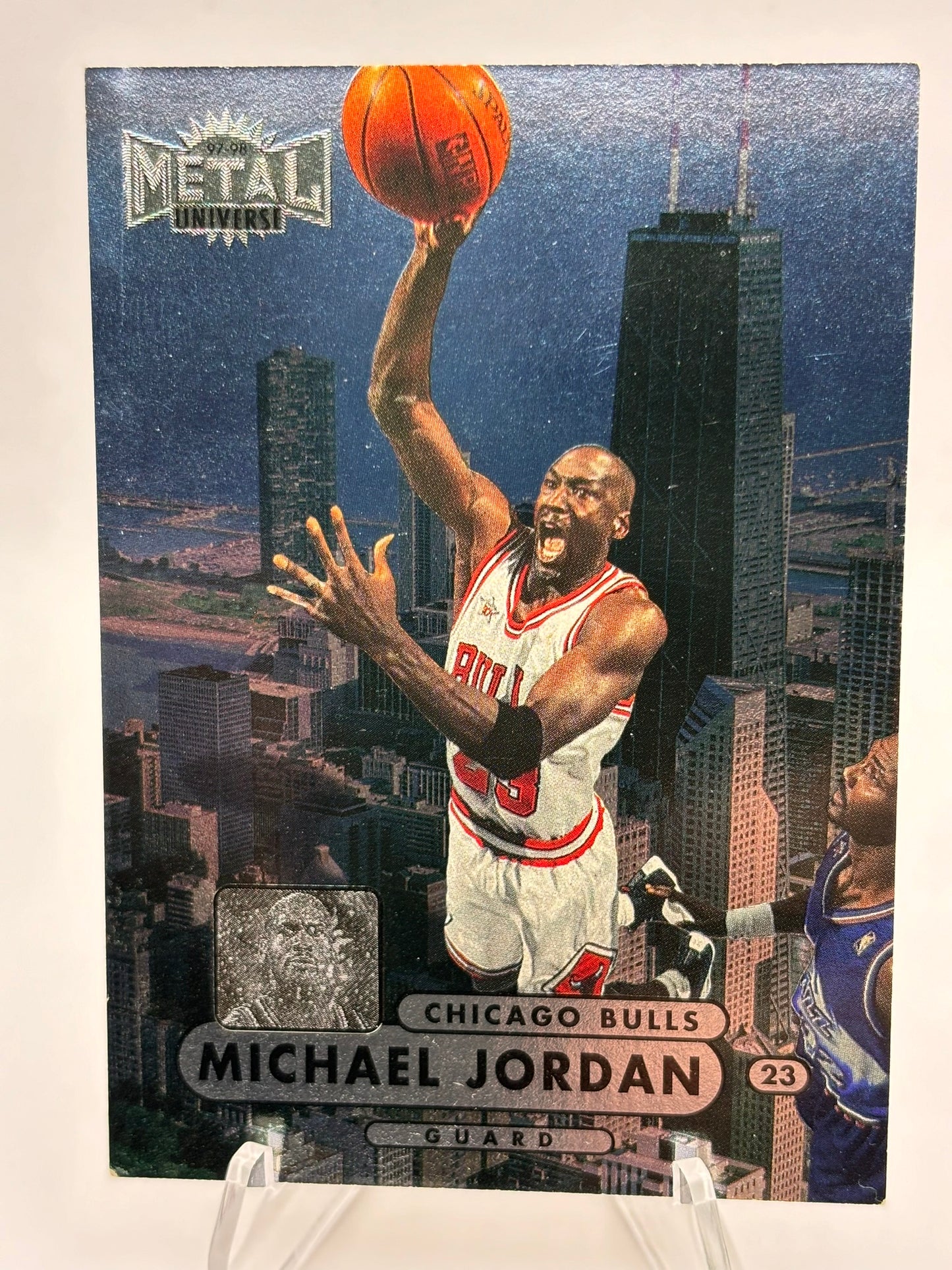 Michael Jordan 1998 Skybox Metal Universe # 23 Chicago Bulls