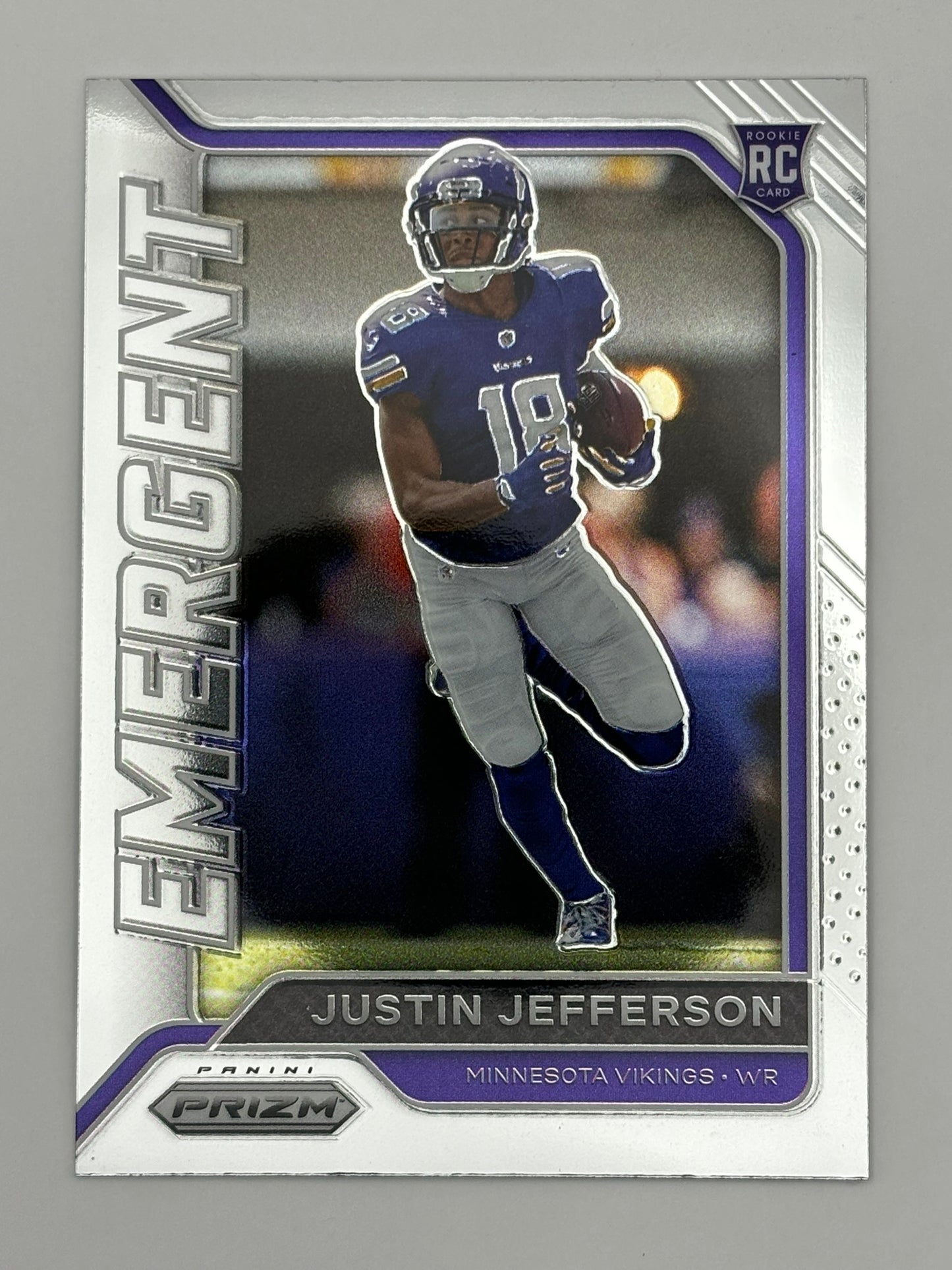 2020 Prizm Emergent Justin Jefferson Rookie